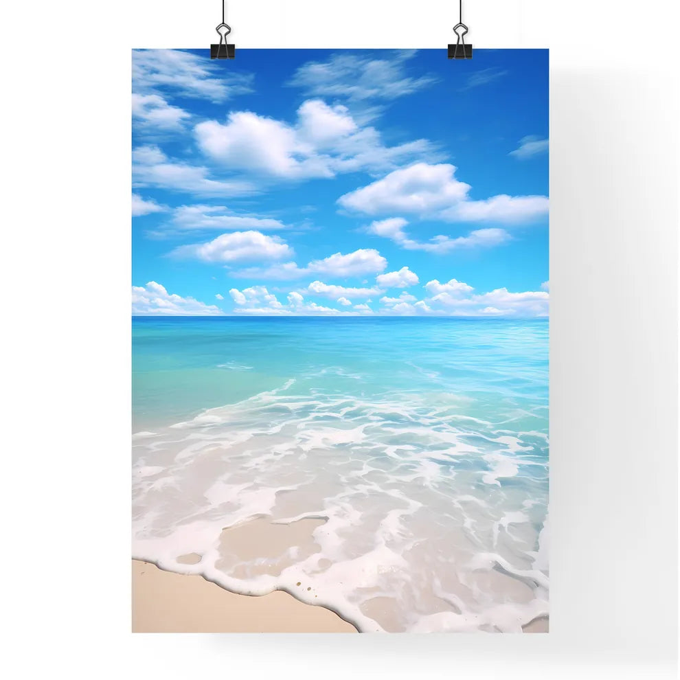 A Poster of On the beach in the south - A Be Poster