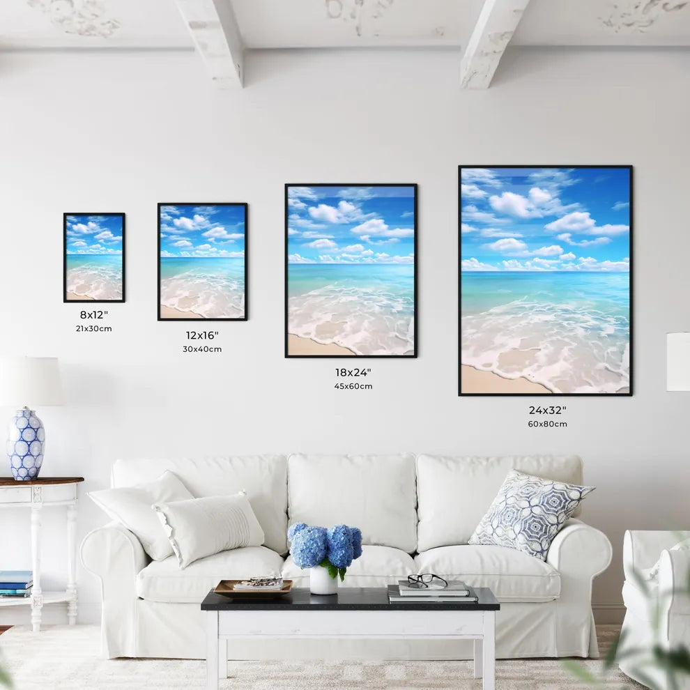 A Poster of On the beach in the south - A Be - Kitchen Hangings