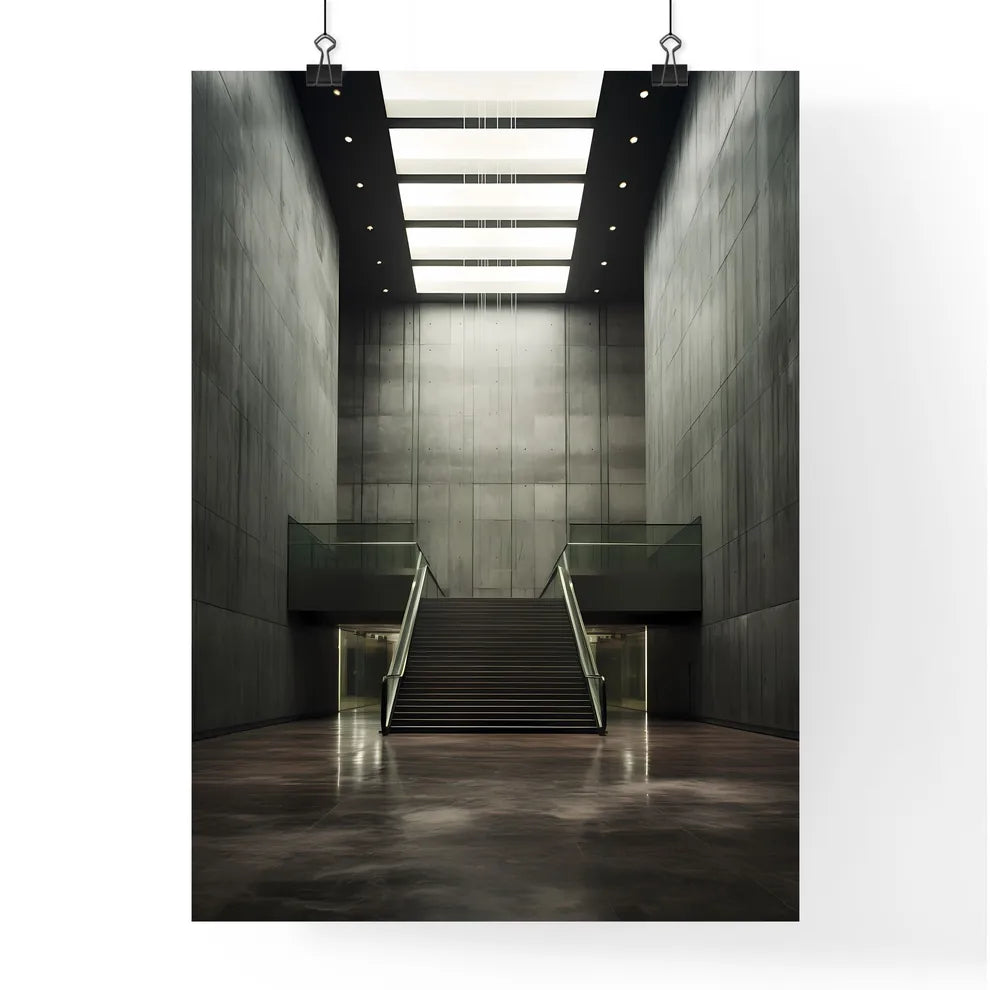 A Poster of Business center hall - A Stairca Poster