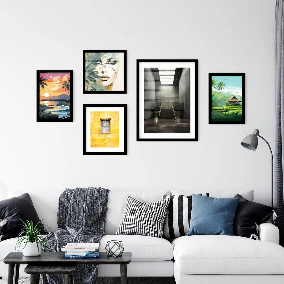 A Poster of Business center hall - A Stairca Wall Art