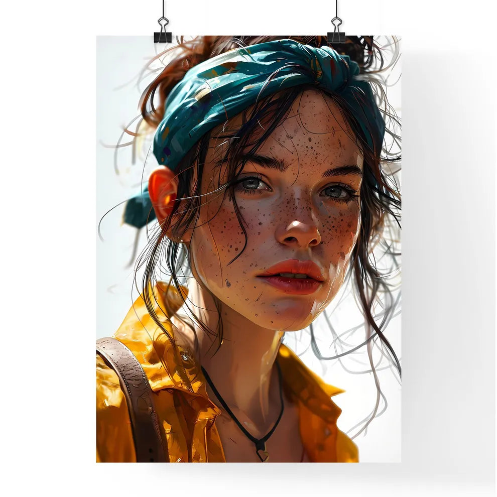 A Poster of light skin features - A Woman Wi Poster