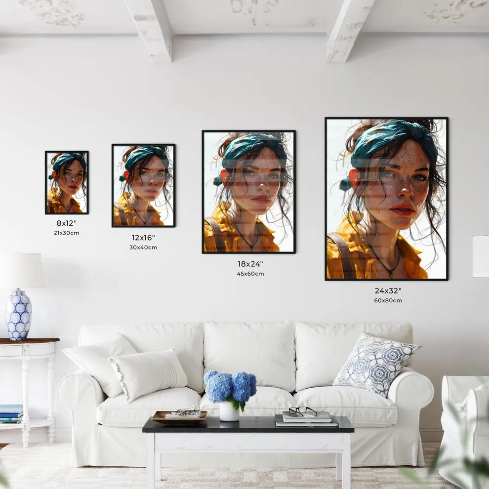 A Poster of light skin features - A Woman Wi - Kitchen Hangings