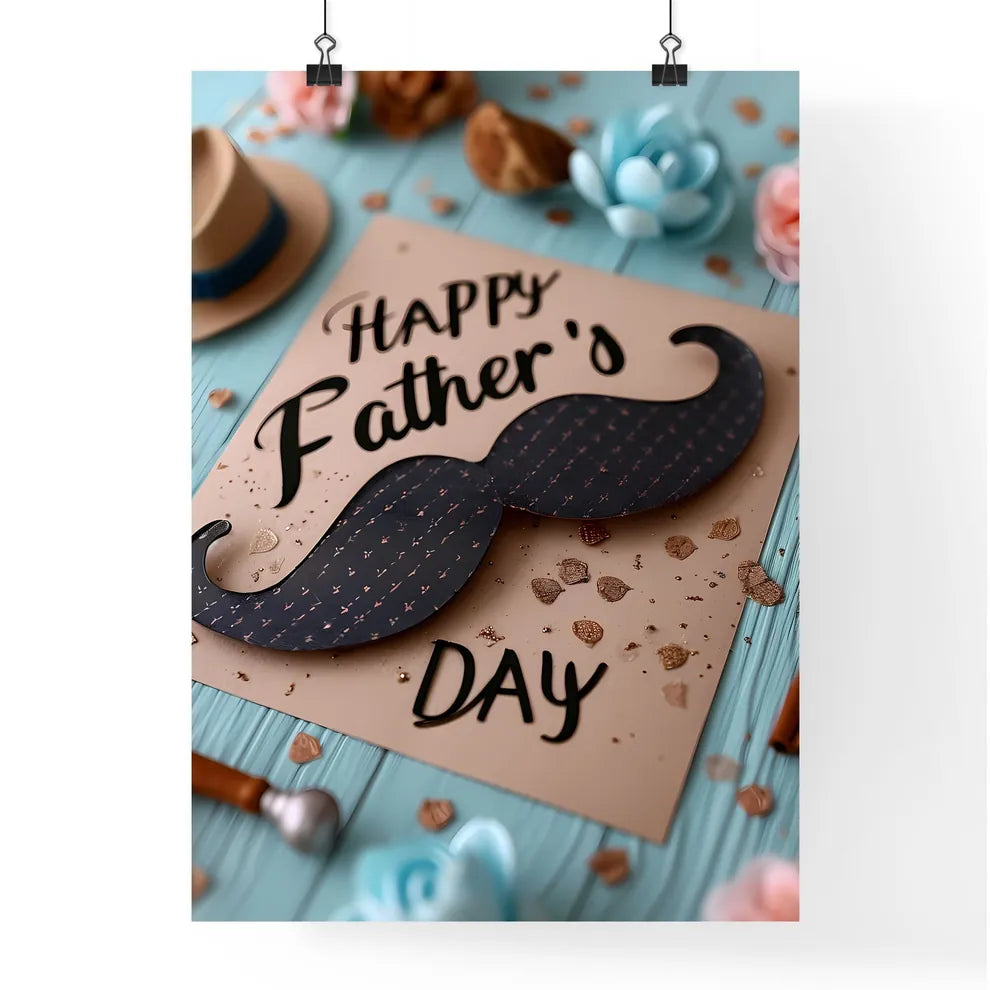 A Poster of fathers day wishes image - A Car Poster