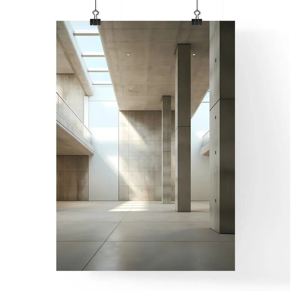A Poster of Business center hall - A Large R Poster