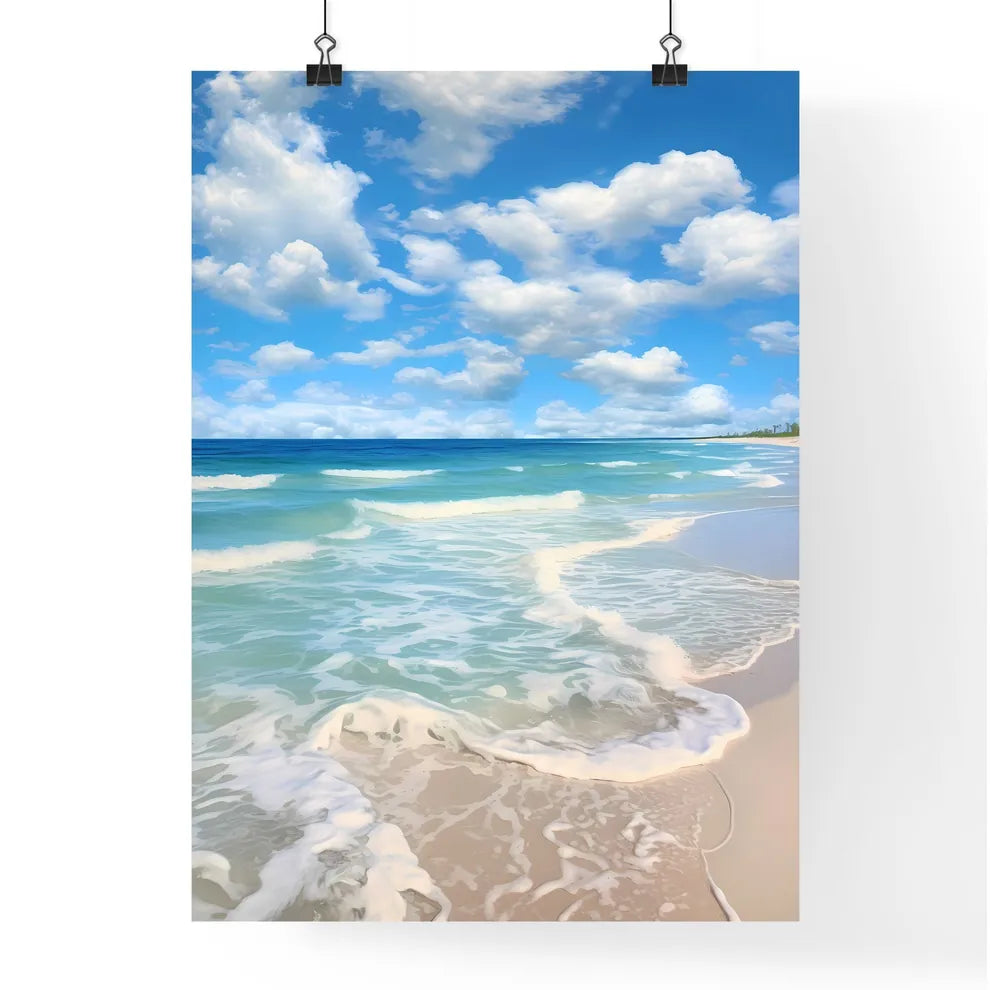 A Poster of On the beach in the south - A Be Poster