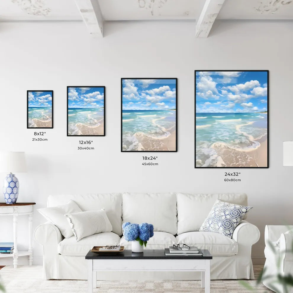 A Poster of On the beach in the south - A Be - Kitchen Hangings