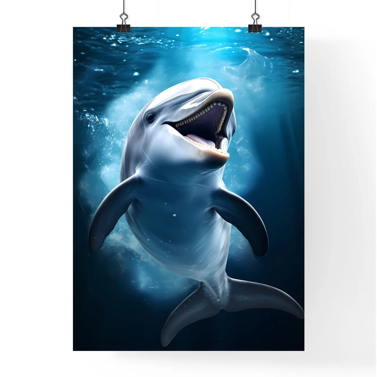 A Poster of A singing dolphin  Poster