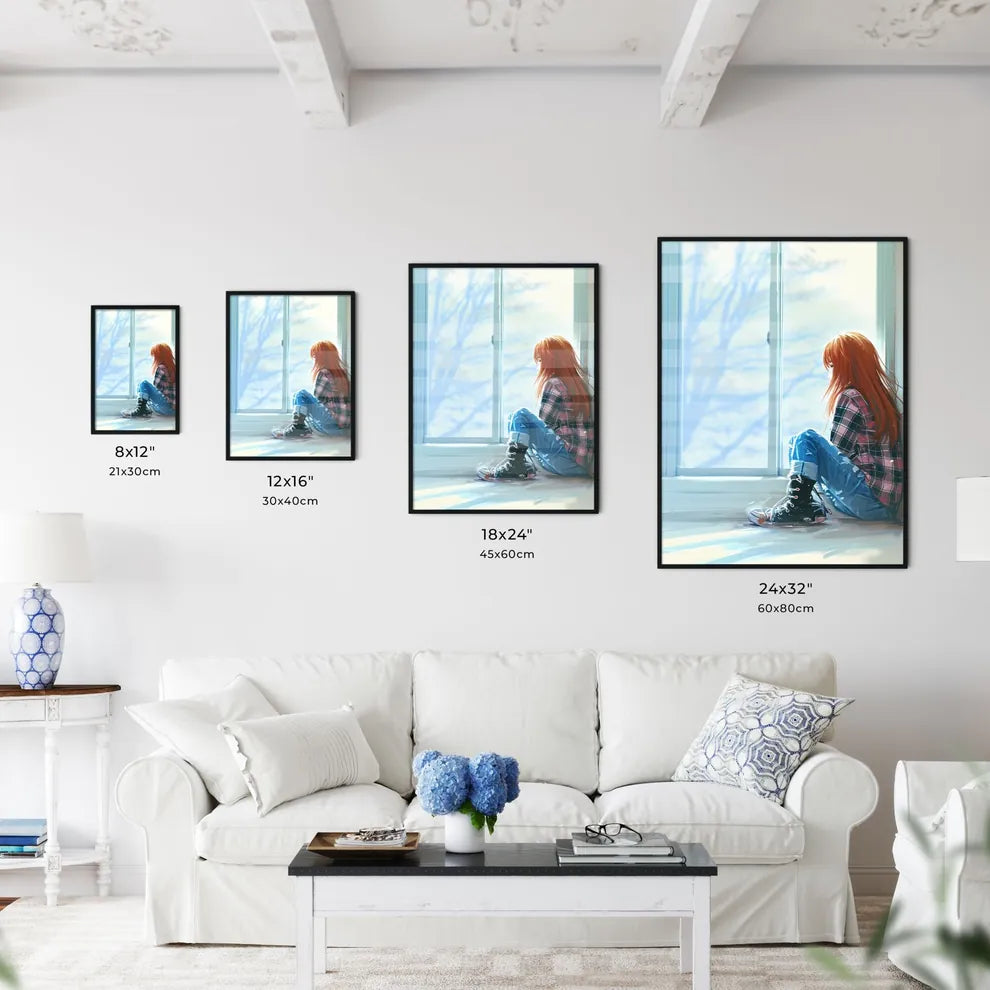 A Poster of pink and blue pastel photomodel  - Kitchen Hangings