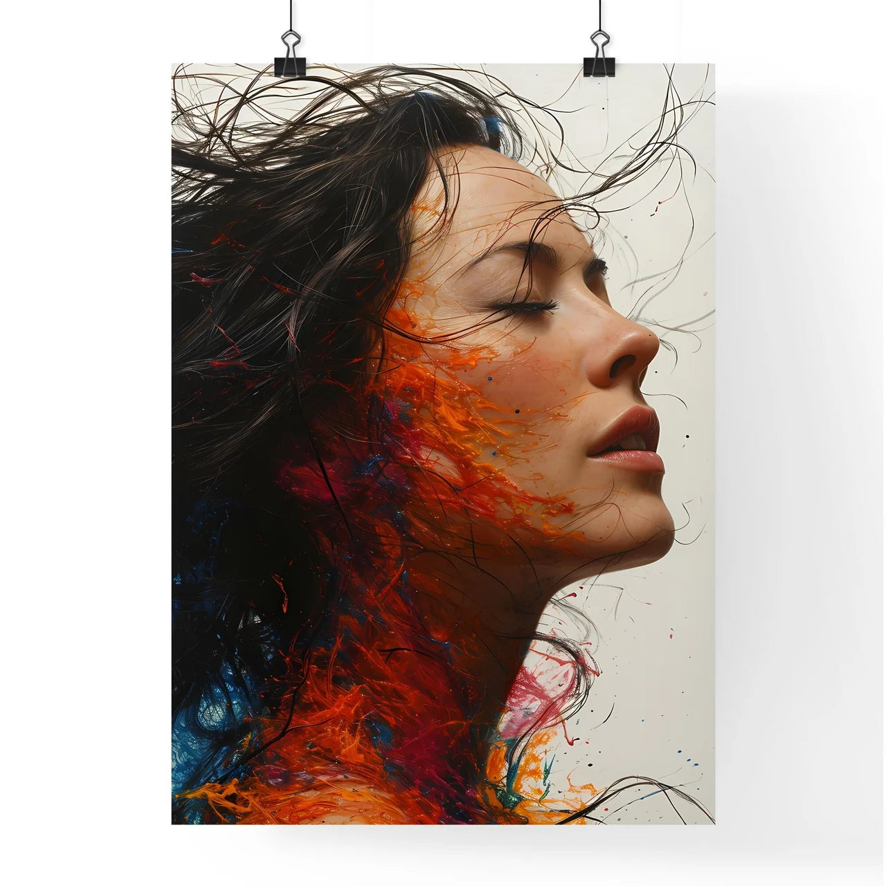 A Poster of digital color and sketch artist  Poster