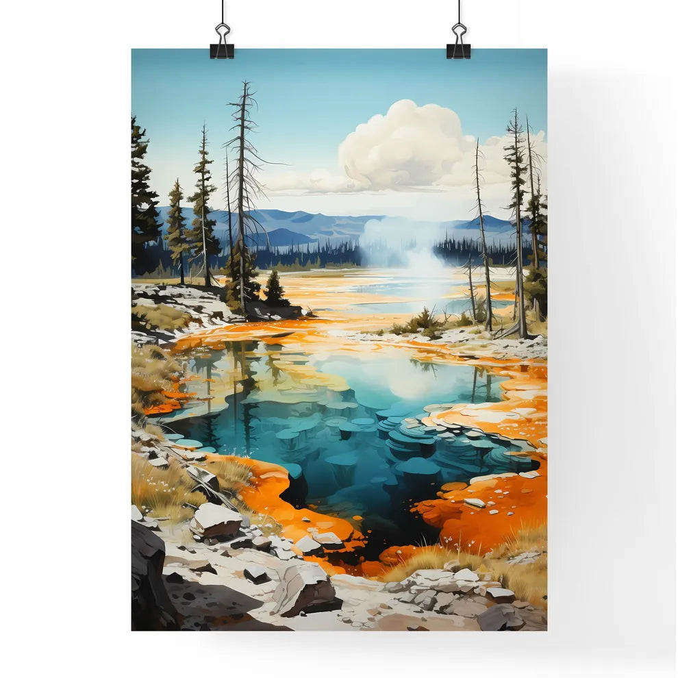 A Poster of Yellowstone National Park - A Co Poster