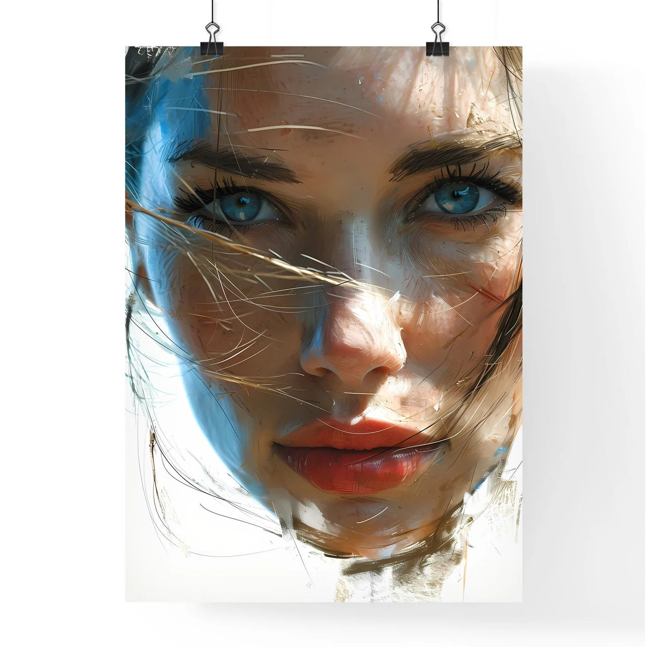 A Poster of digital color and sketch artist  Poster