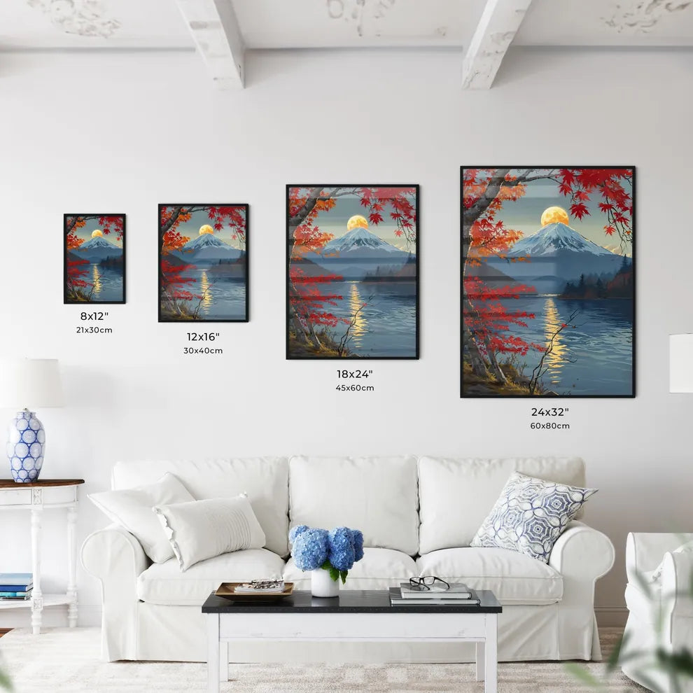 A Poster of Mount Fuji - A Mountain W - Kitchen Hangings