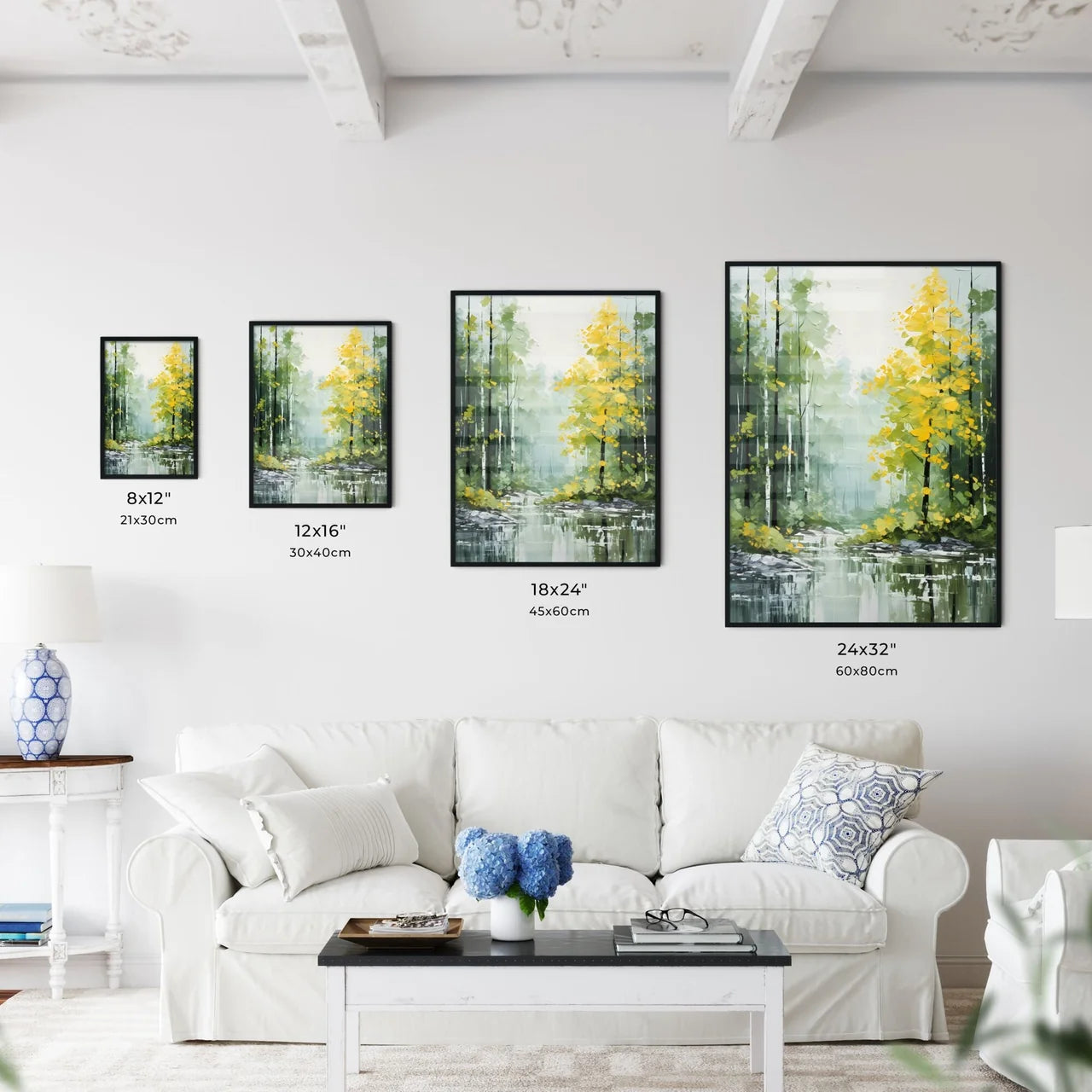 A Poster of a piece of acrylic painting - A  - Kitchen Hangings