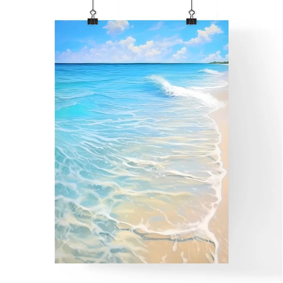 A Poster of On the beach in the south - A Be Poster