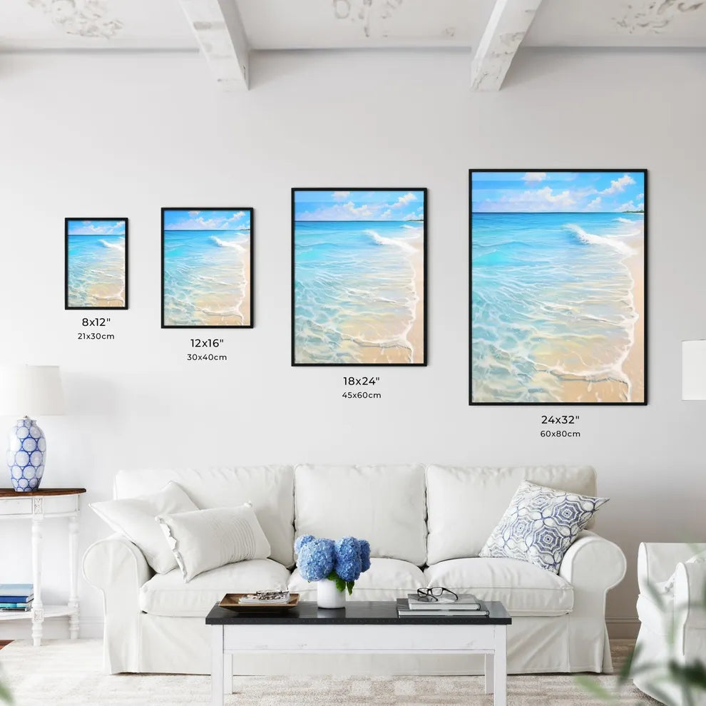 A Poster of On the beach in the south - A Be - Kitchen Hangings