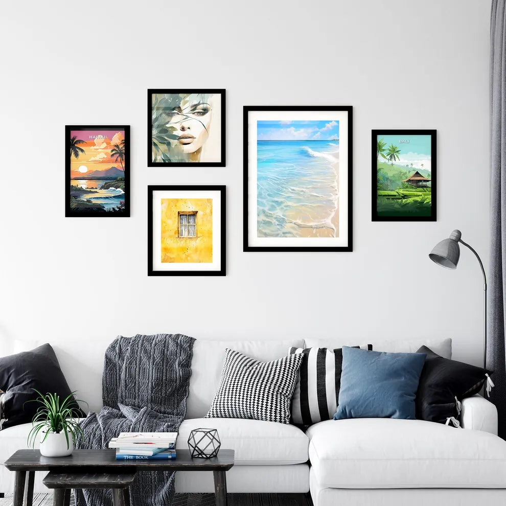 A Poster of On the beach in the south - A Be Wall Art