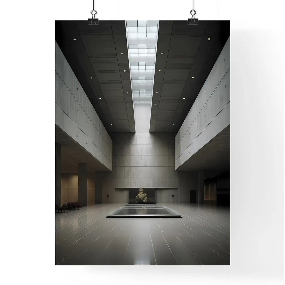 A Poster of Business center hall - A Large R Poster