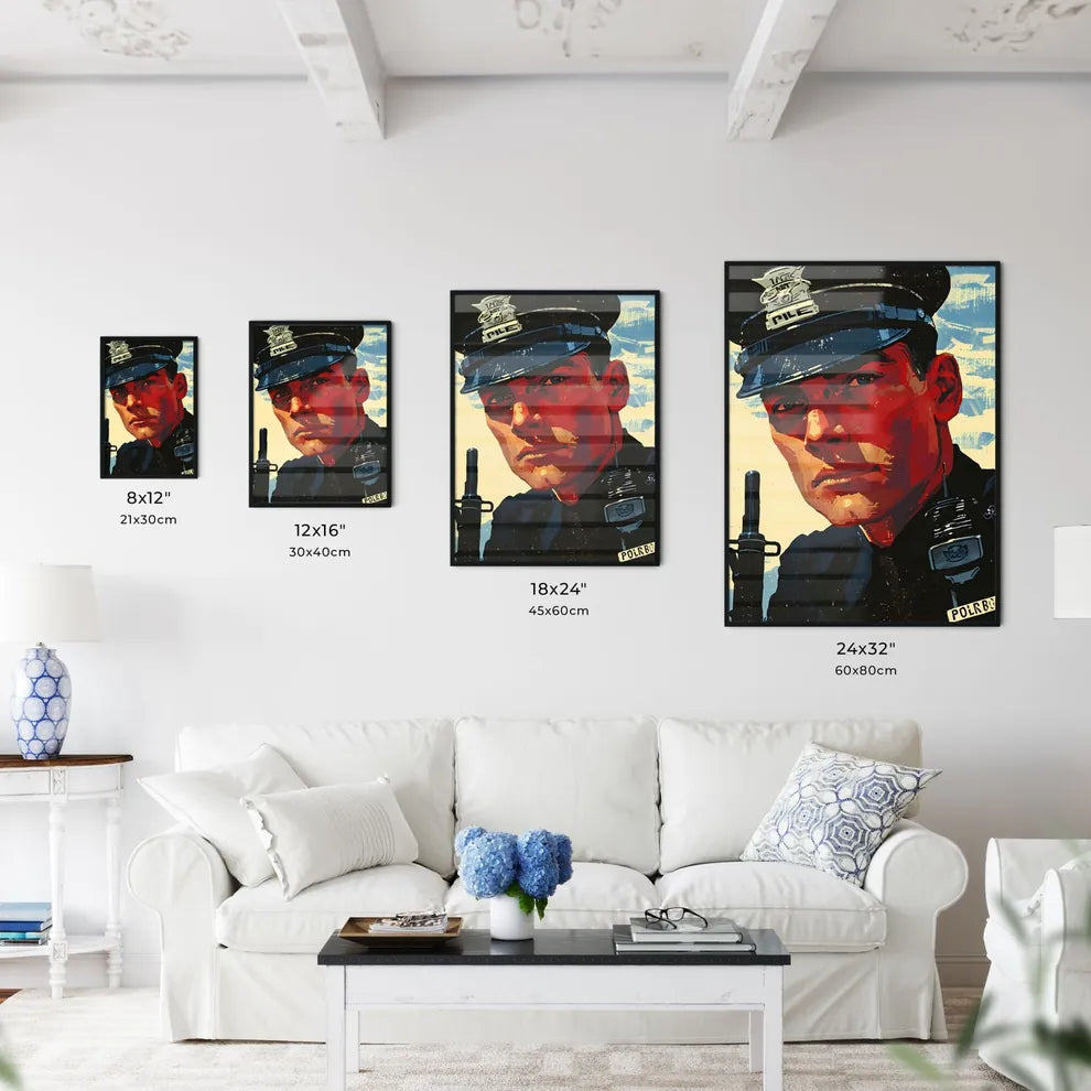 A Poster of Print style Size Chart