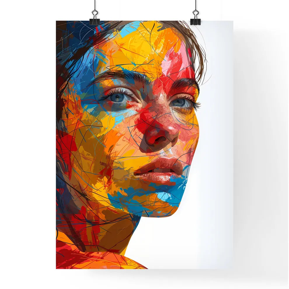 A Poster of light skin features - A Woman Wi Poster