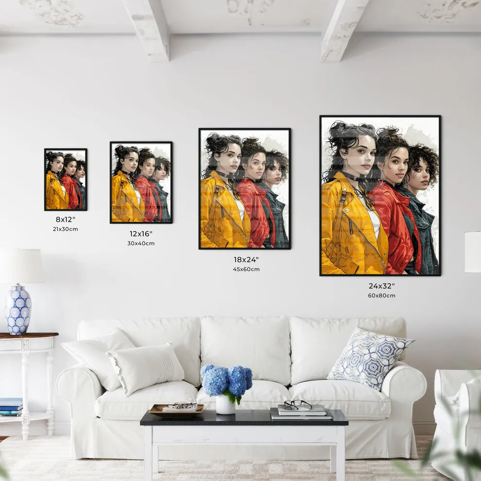 A Poster of light skin features - A Group Of - Kitchen Hangings