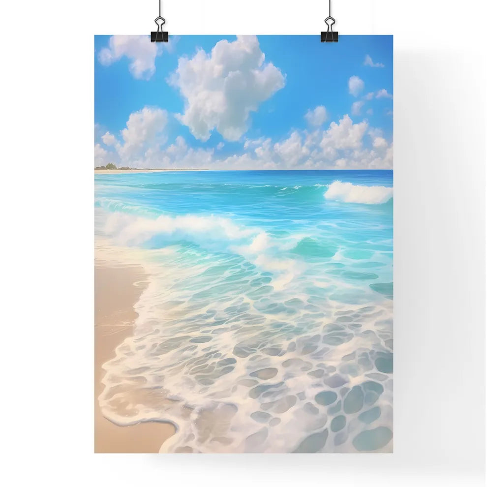 A Poster of On the beach in the south - A Be Poster