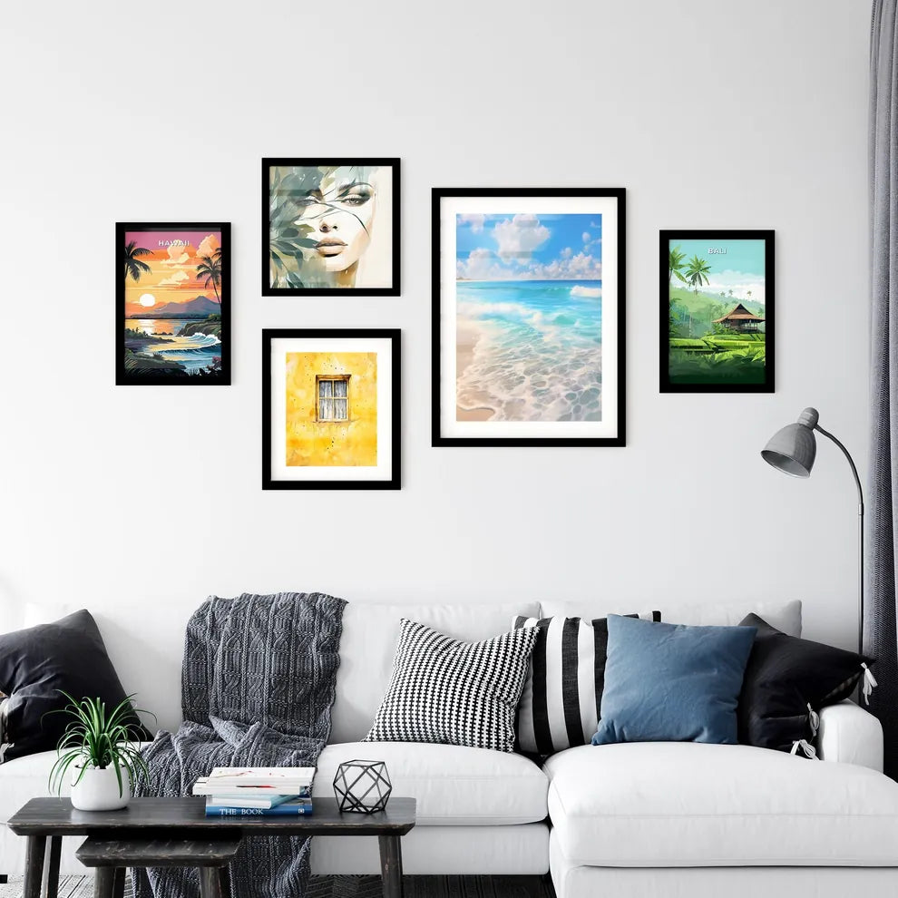 A Poster of On the beach in the south - A Be Wall Art