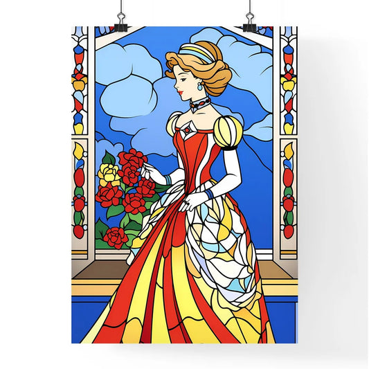 A Poster of elegant victorian woman - A Cart Poster