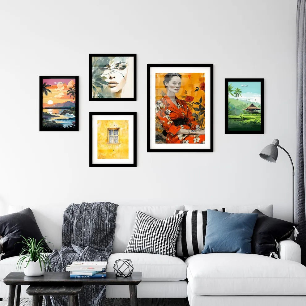 A Poster of digital color and sketch artist  Wall Art