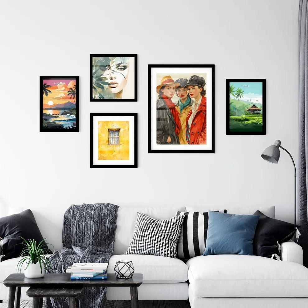 A Poster of vintage cut-out-and-keep fashion Wall Art