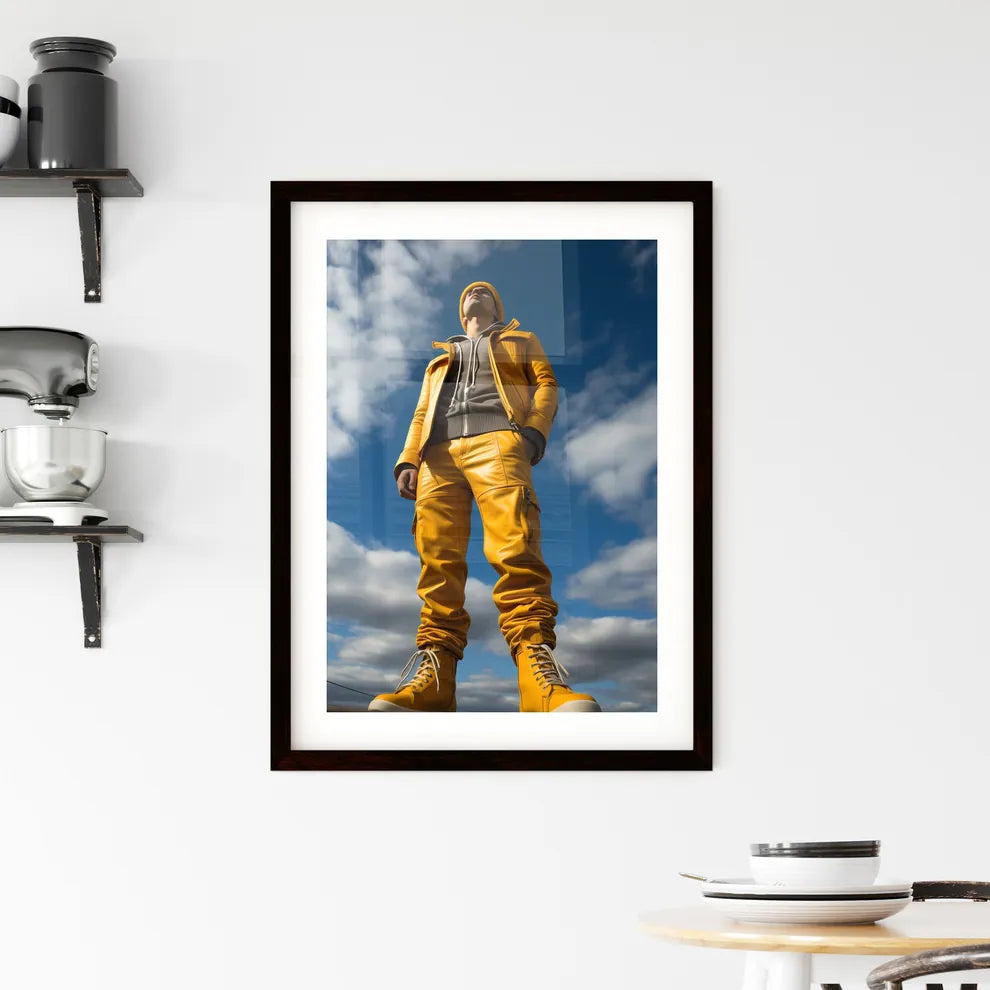 A Poster of young 30 years old woman - A Man Framed Print