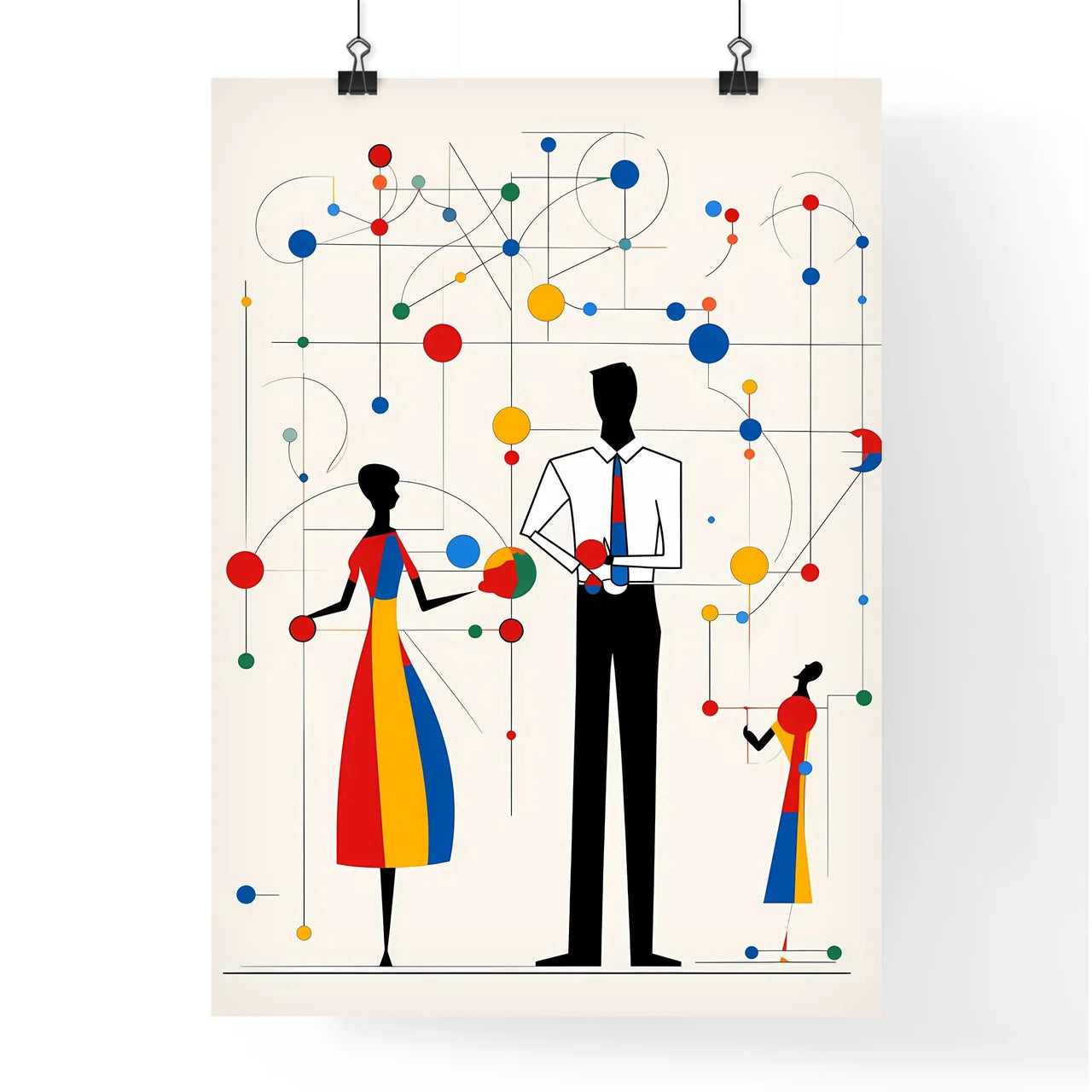 A Poster of minimalist teacher art - A Man A Poster