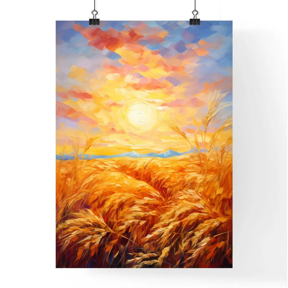 A Poster of An impressionist oil painting -  Poster