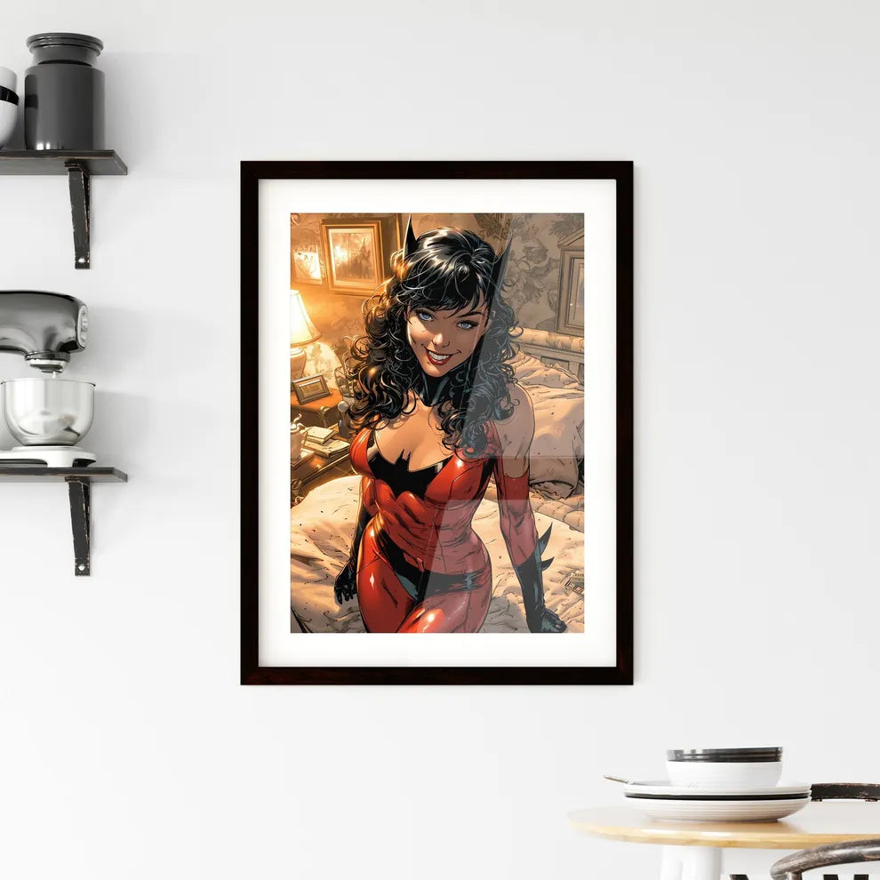 A Poster of the comic book character Vampire Framed Print