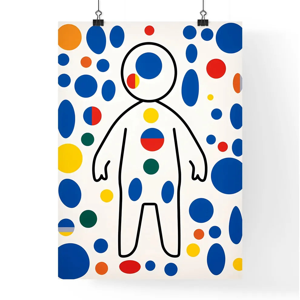A Poster of minimalist baby art - A Drawing  Poster