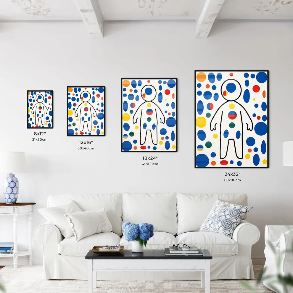 A Poster of minimalist baby art - A Drawing  - Kitchen Hangings