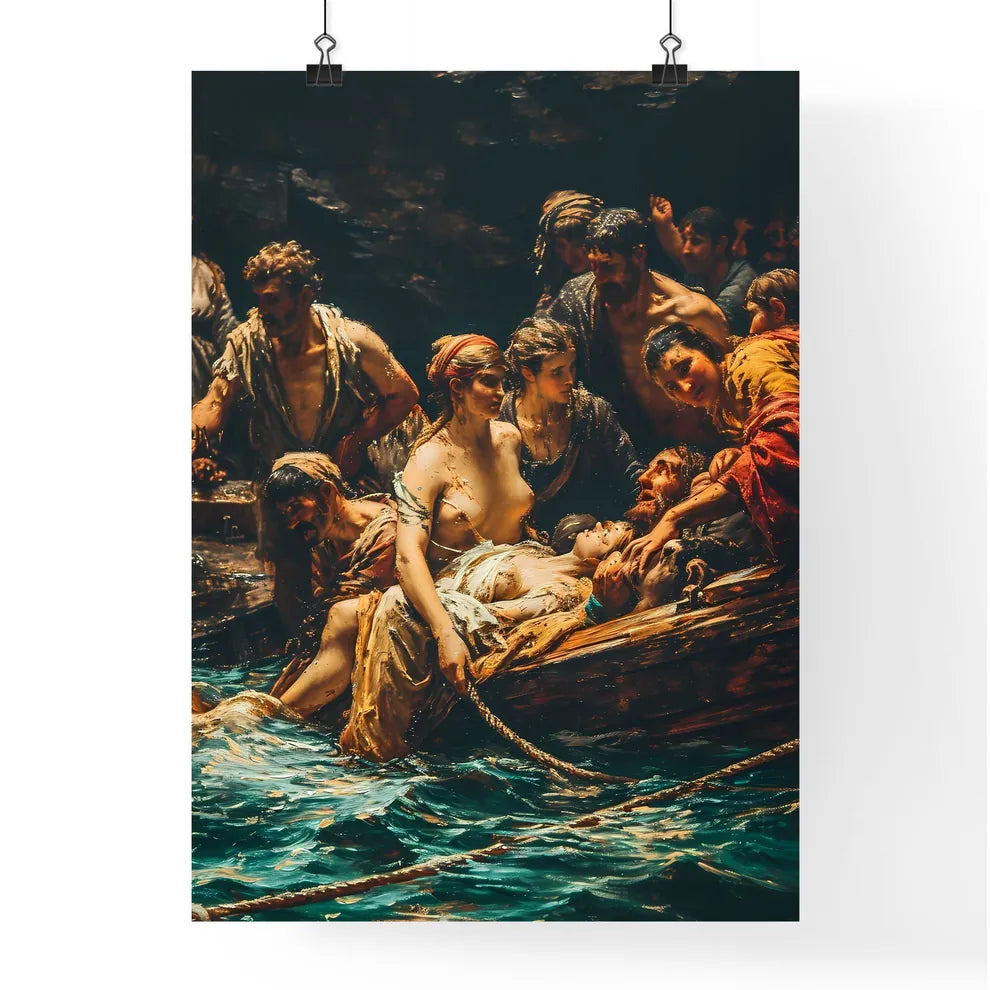 A Poster of injured soldiers - A Painting O Poster