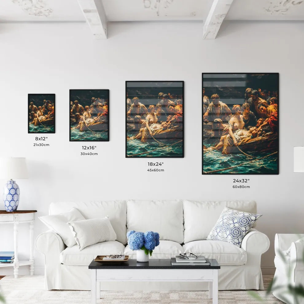 A Poster of injured soldiers - A Painting O - Kitchen Hangings