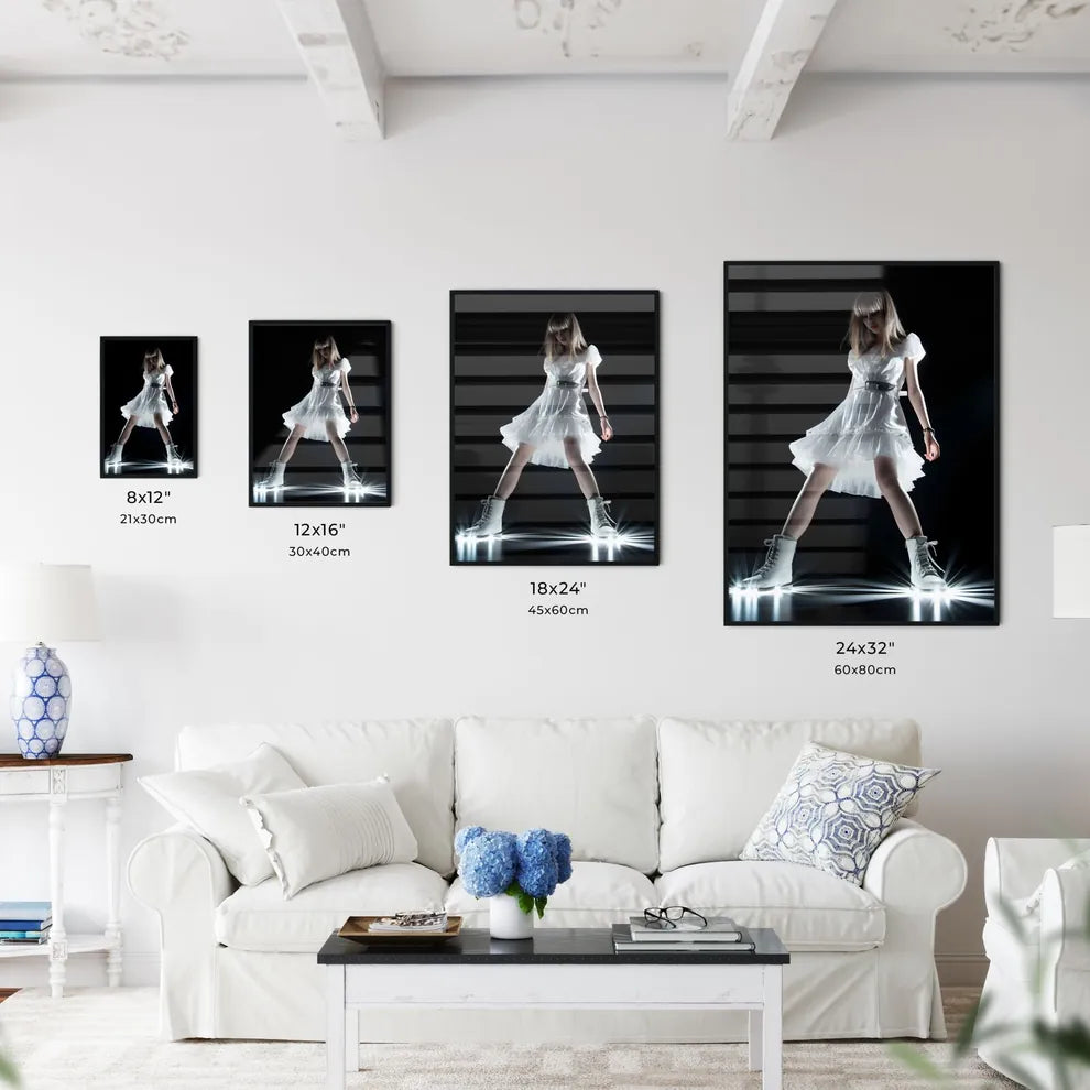 A Poster of very low angle - A Woman In A - Kitchen Hangings