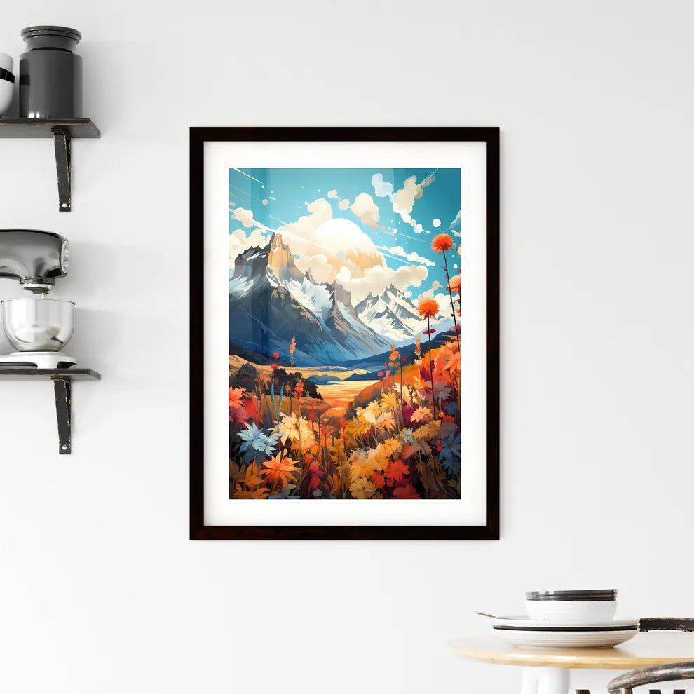 A Poster of Torres del Paine Natinal Park -  Framed Print