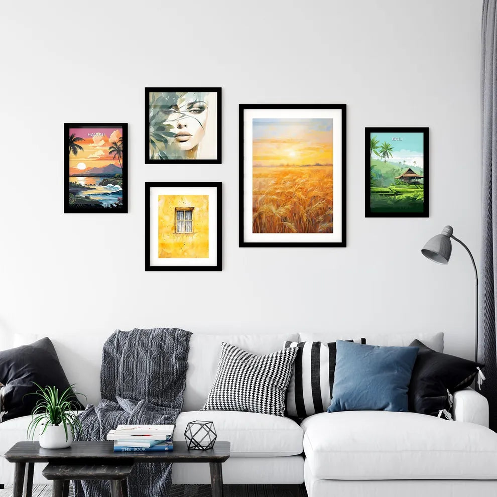 A Poster of An impressionist oil painting -  Wall Art
