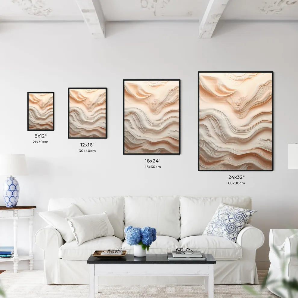 A Poster of handmade wall art - A White And  - Kitchen Hangings