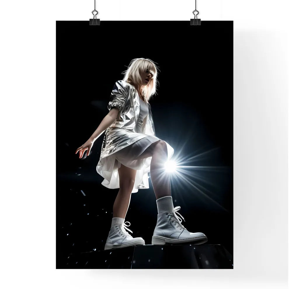 A Poster of very low angle - A Woman In A Poster