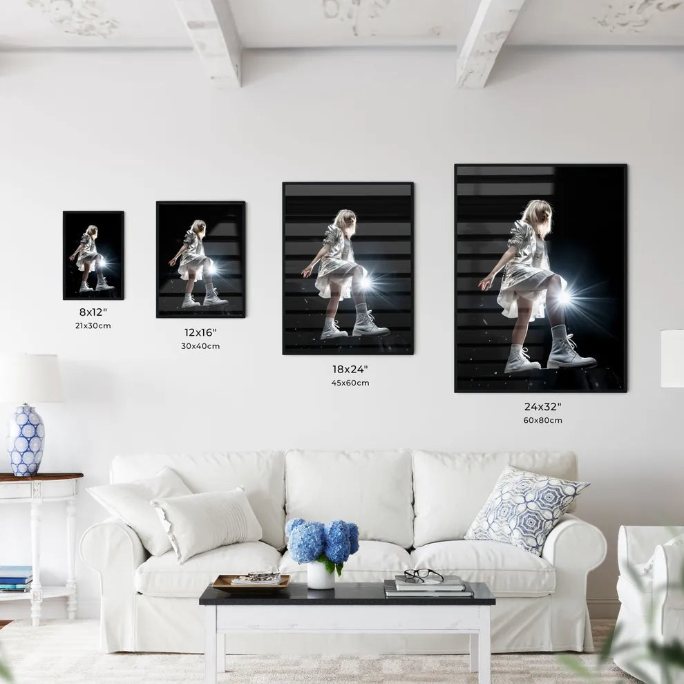 A Poster of very low angle - A Woman In A - Kitchen Hangings