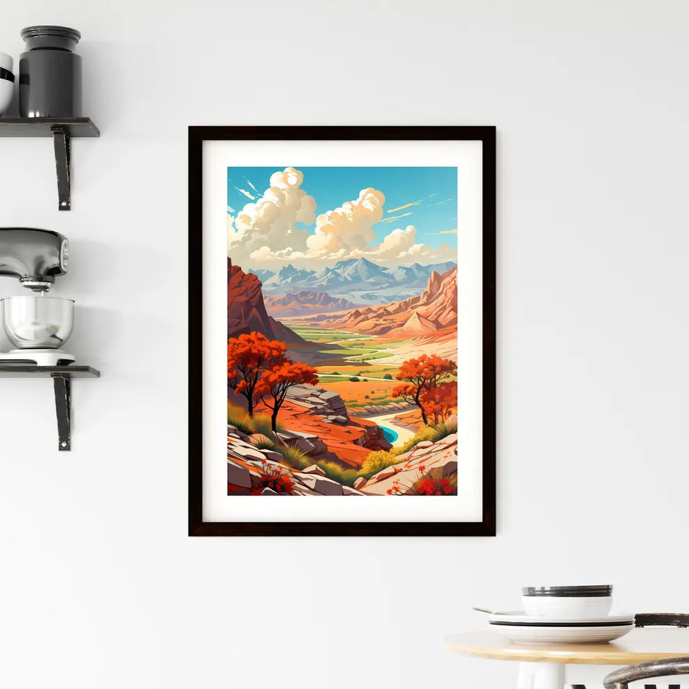 A Poster of Death Valley National park - A L Framed Print
