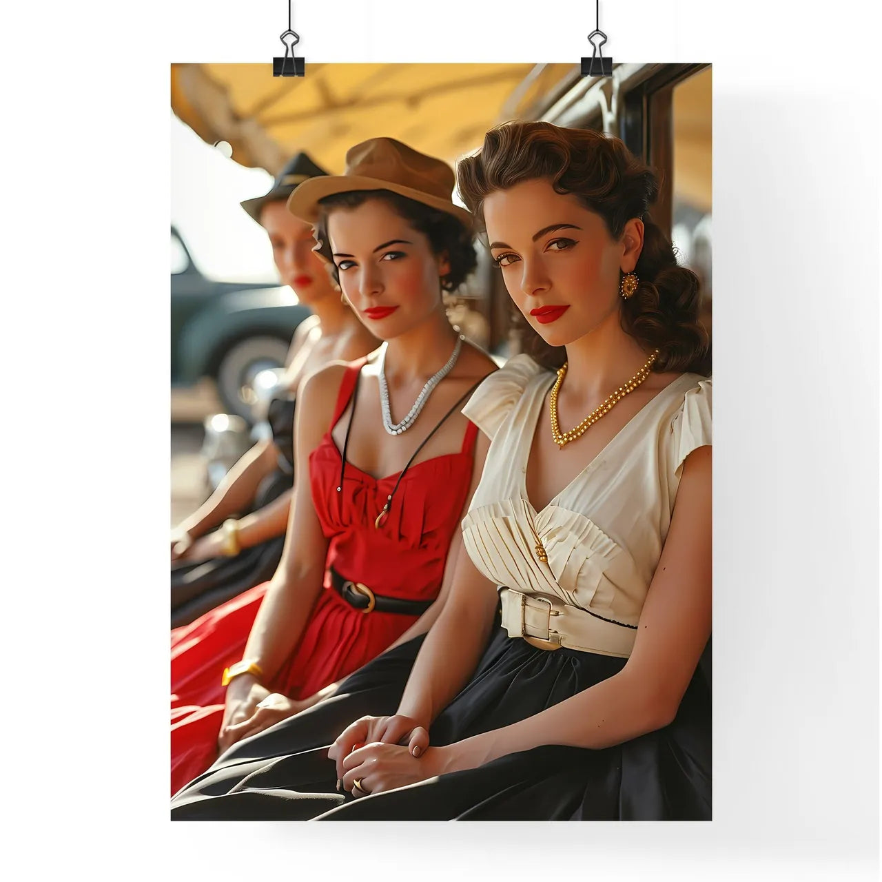 A Poster of vintage cut-out-and-keep fashion Poster