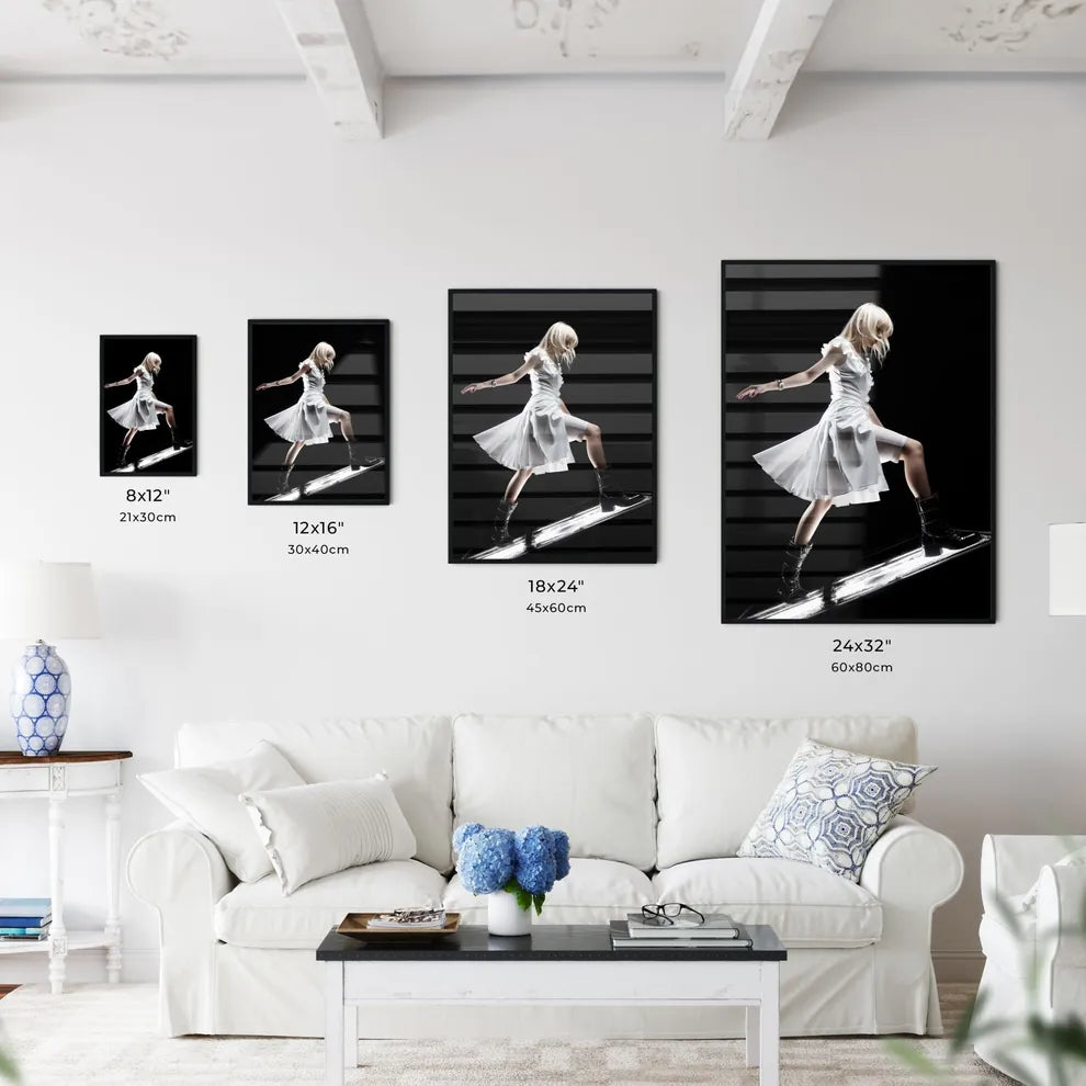 A Poster of very low angle - A Woman In A - Kitchen Hangings