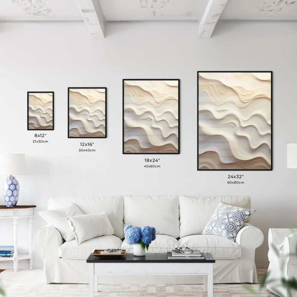 A Poster of handmade wall art - A White And  - Kitchen Hangings