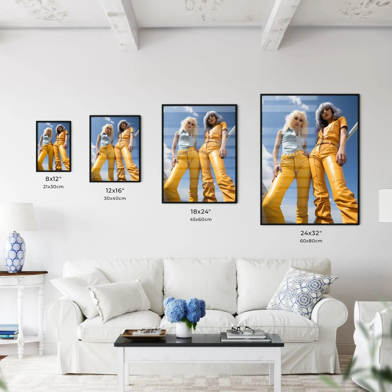 A Poster of young 30 years old woman - Two W - Kitchen Hangings