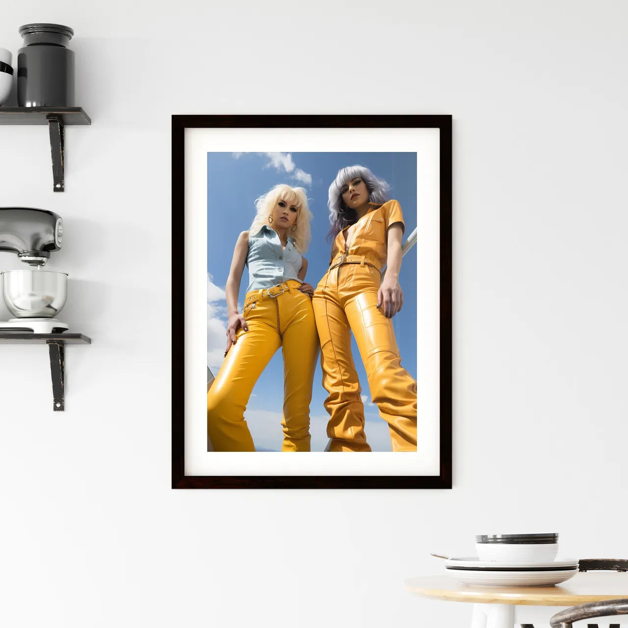 A Poster of young 30 years old woman - Two W Framed Print