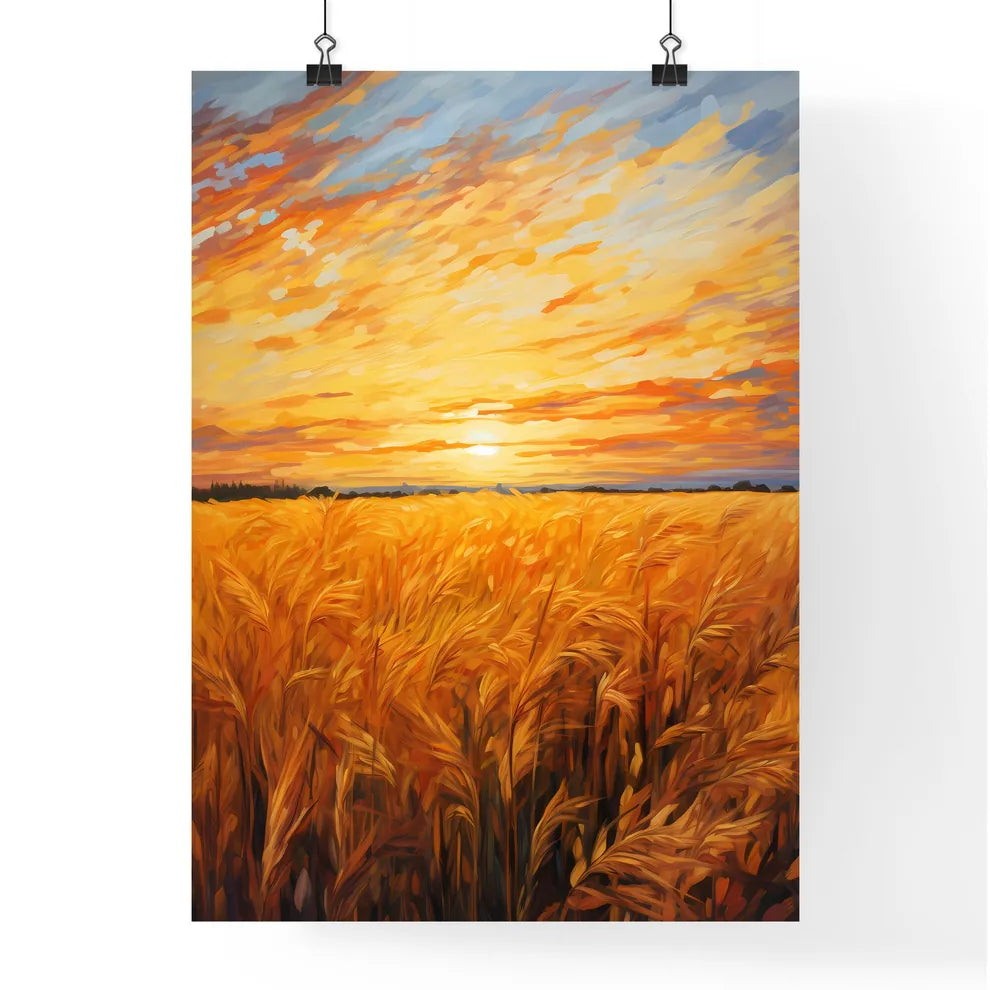 A Poster of An impressionist oil painting -  Poster